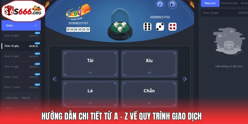 Hướng dẫn chi tiết từ A - Z về quy trình giao dịch
